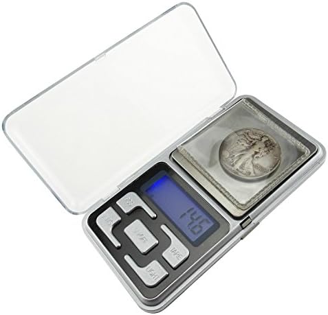 Mini Elektronska digitalna džepna vaga za nakit dijamantski zlatni novčić kalibracija vaga