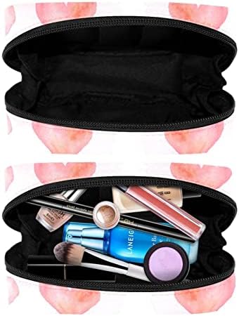 Ujedinjena torba za šminku, akvarel Srce Kozmetika Torba za prijenosni tote Travel Travel Torbica
