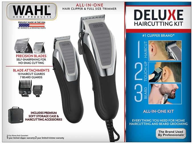 Set za šišanje za kosu USB punjivi trimer za kosu za odrasle i djecu, muški trimer za kosu Akumulatorska