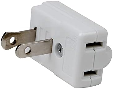 Polarizirani adapter 2-prong l, horizontalni ugaoni AC adapter, nema 1-15P USA Outlet Saver Extension adapter, visoki otporni na toplotu 2pin lijevi adapter