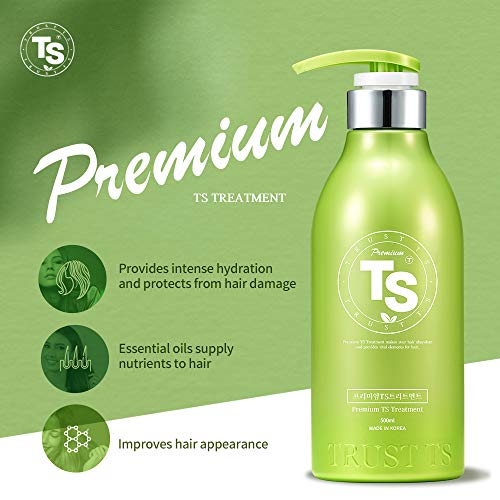 Premium TS tretman / terapija tretman za suhu, oštećenu kosu i vlasište / miris fitoncida sa eteričnim uljem & amp; Biotin & amp; prirodni sastojci | bez sulfata / muškarci & amp; žene