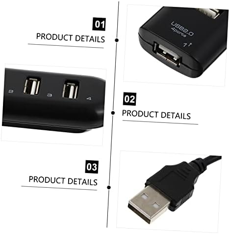 Mobestech 2 kom 4 port Hub USB razdjelnik USB Extenders USB Hub 4 Port USB Adapter USB 2. 0 Adapter 4 Way USB