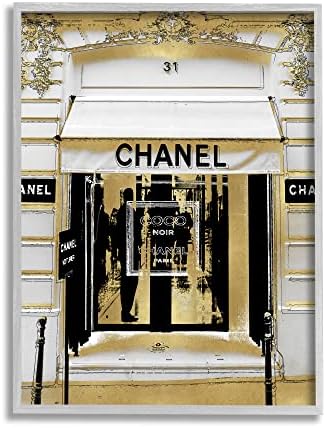 Stupell Industries Exquisite Fashion Storefront Glam Francuska arhitektura, dizajn madeline Blake