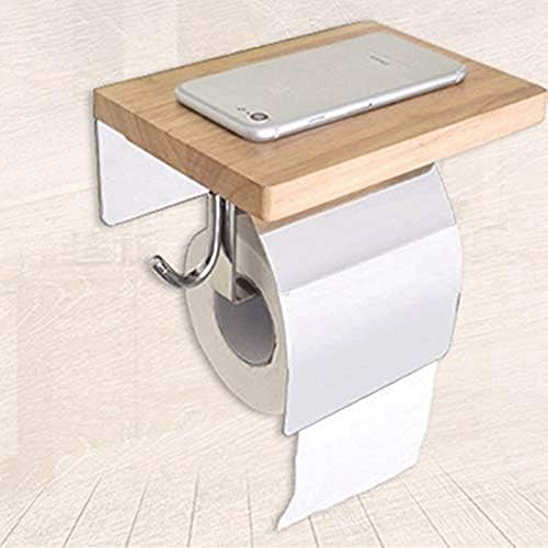 Xjjzs držač papirnih ubrusa-držač toaletnog papira, 304 držač papirne maramice od nerđajućeg čelika