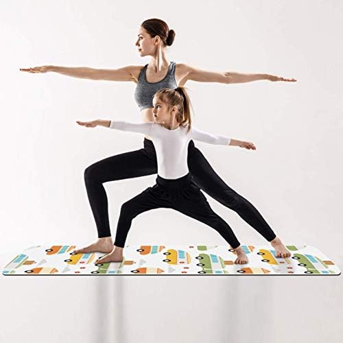 Siebzeh hipi autobus uzorak Cartoon Premium debeli Yoga Mat Eco Friendly gumene zdravlje & amp; fitnes