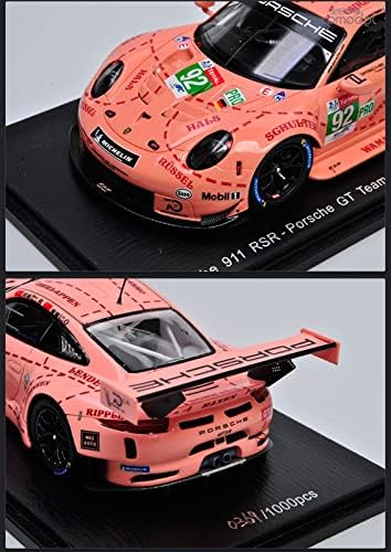 APLIQE model vozila za omiljeni Porsche 911 GT3 Pink Pig Spark 1:43 model automobila za simulaciju sportskog automobila