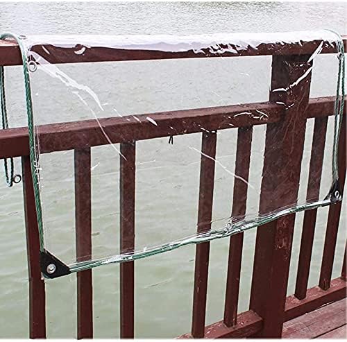 WHCQ TARPAULIN HODROFOOT, teška prozirna tarp poklopac PVC meko staklo, prozirna 99,99% plastična kiša od