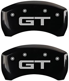 MGP poklopci čeljusti 10203r2mgbk Crni poklopci kočnice sa ugraviranim srebrnim Mustangom / GT