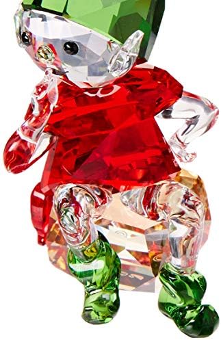 Swarovski Santa's Elf, crveni, zeleni i jasan kristal - 5402746