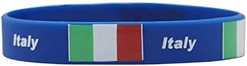Italija Zastava Zemlje Suvenir Svjetsko Prvenstvo U Fudbalu Sport Silikonska Narukvica Nacionalna Zastava