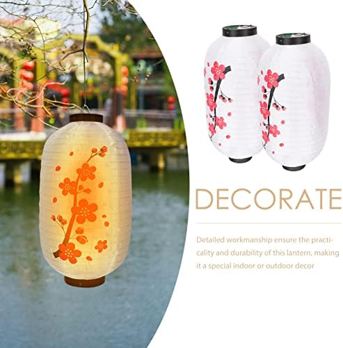 Aboofan 2pcs japanski stil papir Lanterni tradicionalni cvijet šljive Viseći festival Ramen Bar