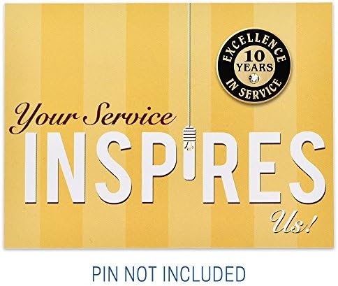 Pinmart Vaša usluga nadahnjuje prezentacijsku karticu - pakovanje od 25