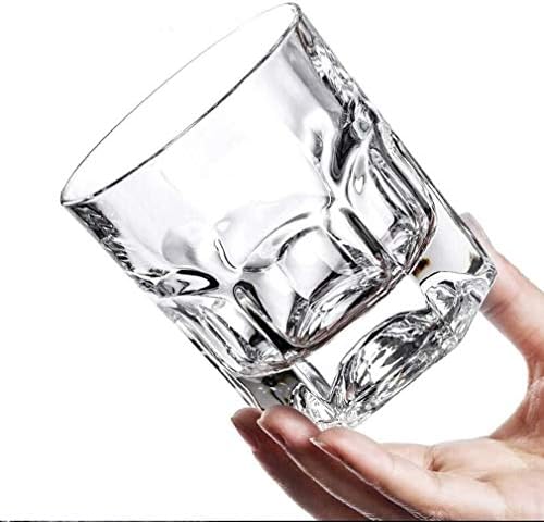 Trezvenost Scotch naočare, Whiskey Glass, Set 2 burbon čaša, Heavy Unique Rocks Glass luksuzne ručno izrađene