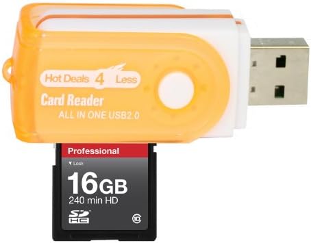 16GB klase 10 SDHC tim velike brzine memorijska kartica 20MB / sec.najbrži kartica na tržištu za Kodak EasyShare ZD8612 je. Besplatan USB Adapter za velike brzine je uključen. Dolazi sa.