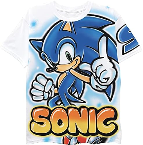 FREEZE Sonic The Hedgehog Boys kratki rukav T-Shirt-Air brušeni Sonic Boys T-Shirt
