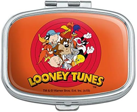 Looney Tunes Group Rectangle Pill Case Trinket Poklon Kutija