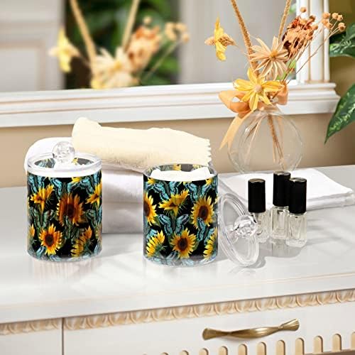 Suncokret leptiri pamučni nosač kupaonica posude za kupatilo sa poklopcima set pamučni kuglični jastuk