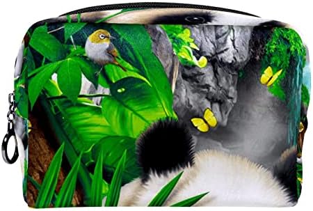 Tbouobt kozmetička torba za žene, torbe za šminke Sobidna toaletna torbica Travel Poklon, životinje Pandas
