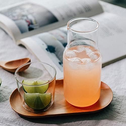 Hemoton za ispiranje za ispiranje vode: prozirni čajnik za vodu s bacačem za krevet sa šalicama sa čaša za