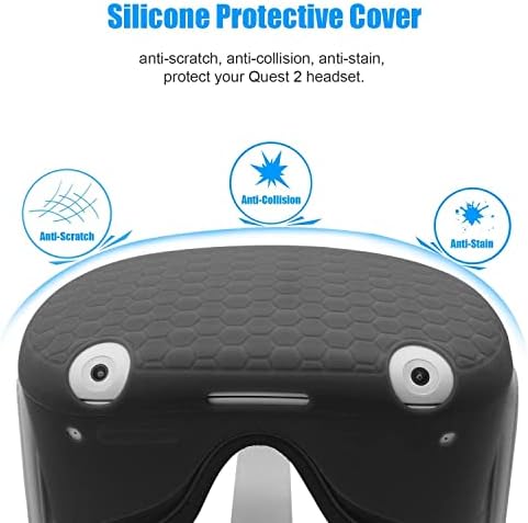 YoHuaMe VR prednja silikonska zaštitna školjka, svjetlo & amp; izdržljiv & amp; zaštitni poklopac protiv
