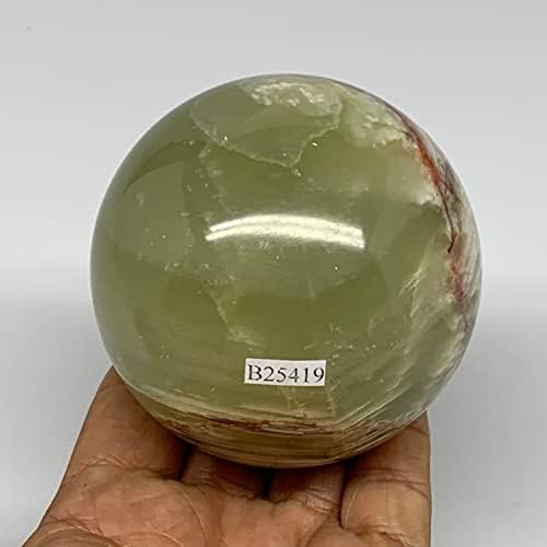 Watangems 583G, 2.9 , veliki zeleni oniks sfera kuglica iz Afganistana, kućni dekor, kolekcionarski,