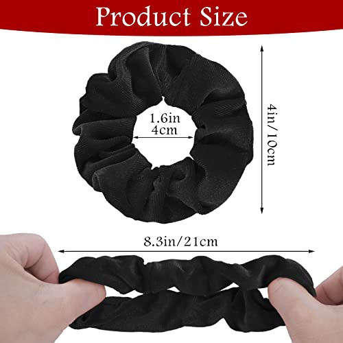 WLLHYF 2 kom Velvet Hair Scrunchies velike veličine trake za kosu slatke uže elastične kravate za djevojčice
