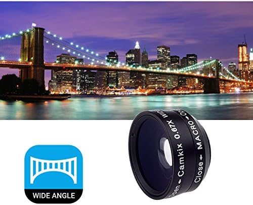 Camkx komplet sočiva kamere kompatibilan samo sa Apple iPhone 6 Plus / 6S Plus - 12x telefoto sočivo, Fisheye