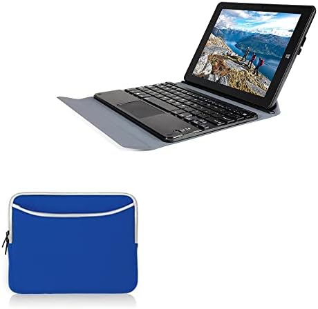 Boxwave Case kompatibilan sa TIBUTA Windows 11 tablet W100 - Softsuit sa džepom, meka torbica Neoprene poklopac sa zatvaračem za zatvarač za tibuta Windows 11 tablet W100 - super plava