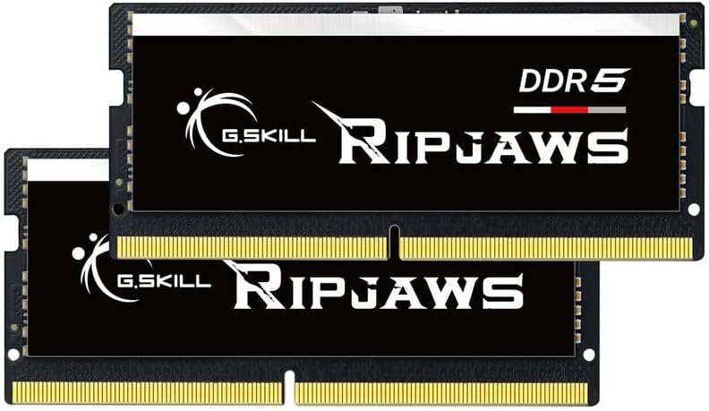 G. Skill RipJaws DDR5 SO-DIMM serija 32GB 262-Pin SDRAM DDR5 4800 CL40-39-39-76 1.10 V dvokanalna desktop