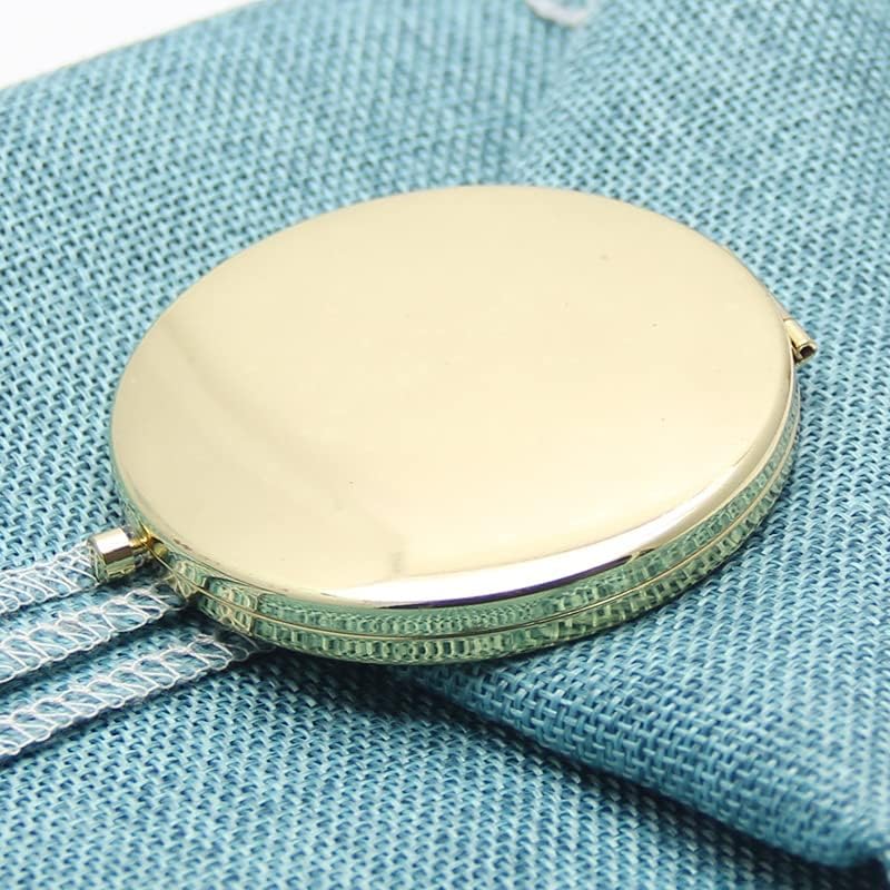 WOOYALIN uvećavajuće kompaktno Kozmetičko ogledalo 2,75 inča okruglo džepno ogledalo za šminkanje ručno putno