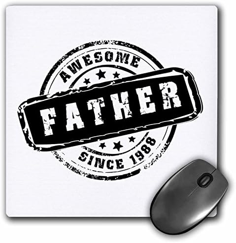 3drose Awesome Father Since 1988 godina rođenja prvorođenog djeteta pečat-Worlds Greatest tata-najbolji tata-Mouse