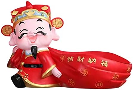 Petsola God bogatstva Spremnik za ostavu Spremanje smola za figurice Skladištenje Spacks Conpreseder za dekoraciju festivala Kineski novogodišnji poklon, Stylec