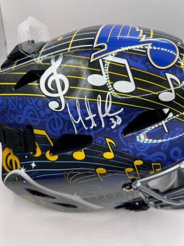 MARTIN BRODEUR St Louis Blues potpisan Auto pune veličine Golman maska fanatika COA-autograme NHL