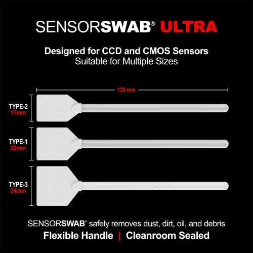 Senzor bris Ultra 20mm brisevi - senzor kamera Cleaner brisevi za čišćenje APS-H ogledala ili bez ogledala SLR & amp; DSLR kamere. Canon, Nikon, Sony-senzor prašine & sredstvo za uklanjanje ulja