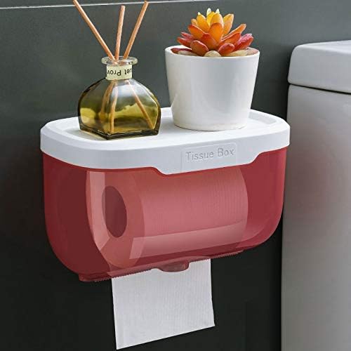 CDYD roll papir prozirni okvir Zidni viseći kupatilo Tkiva Skladište Case Punch-Bez Vodootporne