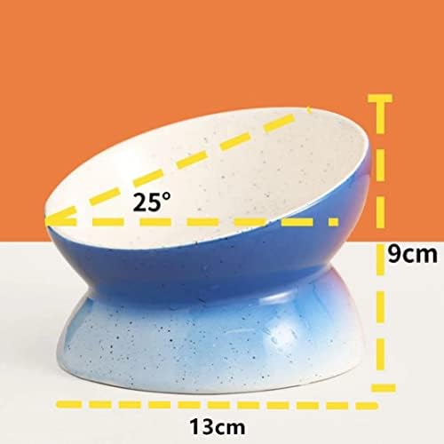 Cat Bowl keramička zaštita za usta cervikalni pršljen protiv prevrtanja posuda za vodu keramička posuda za