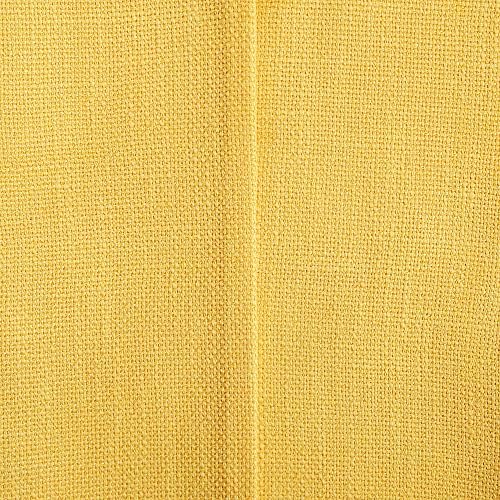 Deconovo Faux linen jeseni jastuk navlake - žuti kabinski poklopac za sofu