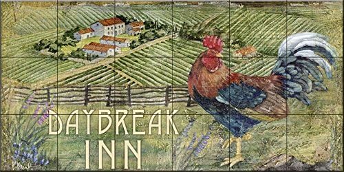 Keramička pločica Mural - Rooster znakovi II-Paul Brent