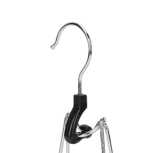 Držač za ekstenzije kose prijenosni profesionalno dizajniran držač za vješalicu za periku vješalica za vješalicu za produžetak perike za trgovinu kosa crna