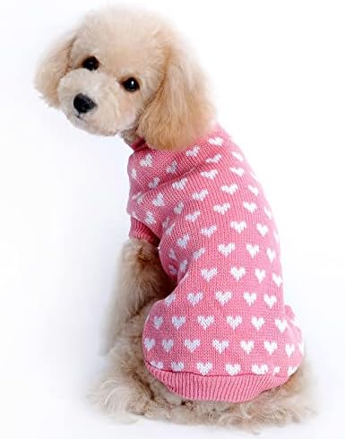 Honprad Puppy jakna za male pse dečko mačji duks slatki srčani uzorak za pse odjeća za kućne ljubimce
