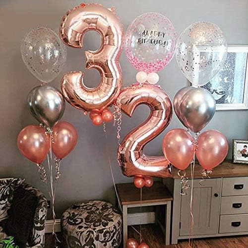 2pcs 40 inčni broj balon balon broj 23 Jumbo divovski balon malloon mylar ogroman broj balon za rođendanski