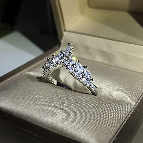2023 Ženski dijamantni luk prsten za prsten za prsten nakit pokloni zmajski prstenovi za dječake