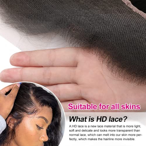Jnymell kovrčava čipka prednja perika za ljudsku kosu 13x6 čipka frontalna perika HD prozirna čipkasta