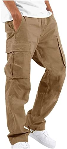 Muške pantalone sa više džepova na otvorenom teret džoger pantalone posao planinarenje taktičke labave ravne