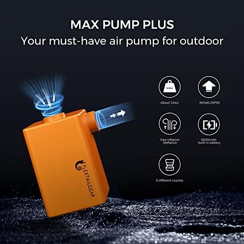 Flextailgear - Max pumpa plus prijenosna pumpa sa 3600mAh baterija USB punjiva za punjenje