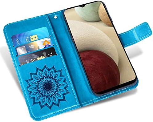Futrola za telefon za Samsung Galaxy A12 futrole za novčanike sa zaštitom od kaljenog stakla