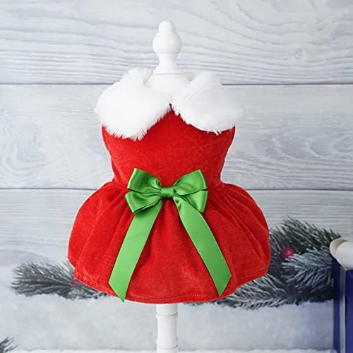 Kostimi za pse Djevojke Djevojke Santa Dog Božićna odjeća Termički odmor Puppy kostim haljina za