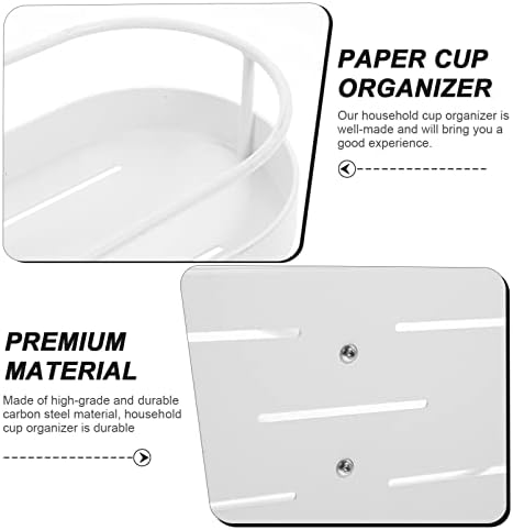 HEIMP 3kom držač za papirne čaše stoni držač za jednokratne čaše Organizator za dozator hladnih toplih