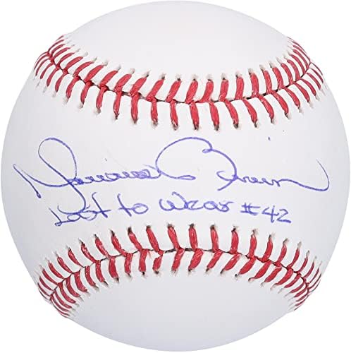 Mariano Rivera New York Yankees AUTOGREMENT BASEBALL sa zadnji koji će nositi 42 natpis - autogramirani