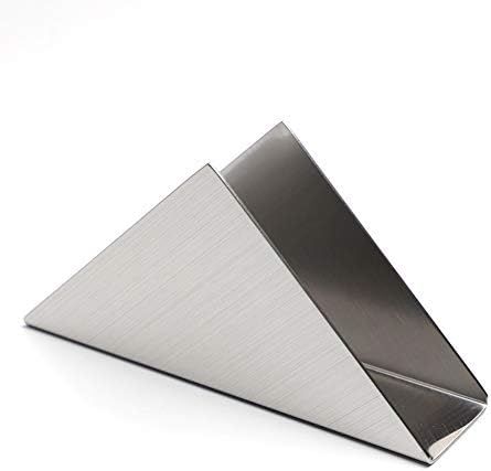 YizHichu1990 Držač za trokut od nehrđajućeg čelika, držač poklopca metalnog tkiva, kutija za stalak za salvetu